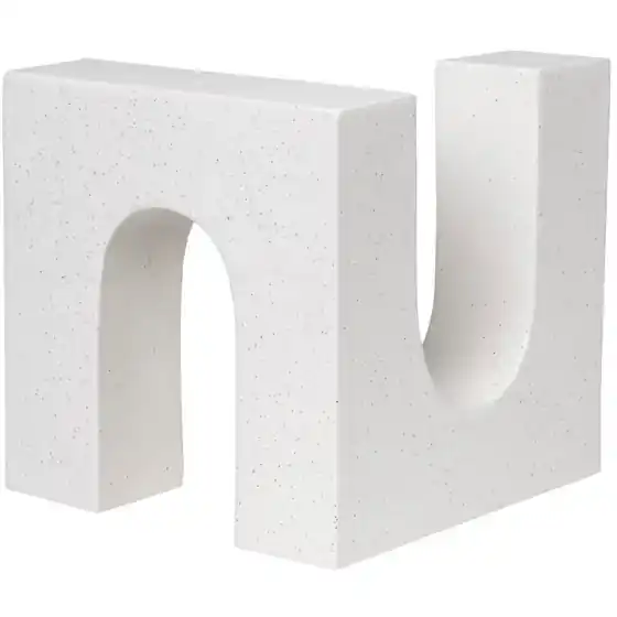 Sista chansen Brick Skulptur, Vit