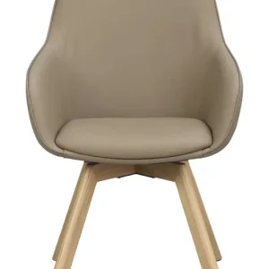 Fynd Alison karmstol - Beige/ek från Rowico Home- Bra Möbler