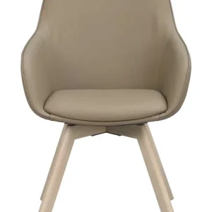 Alison karmstol - Beige/vitpigmenterad från Rowico Home- Bra Möbler Köp nu