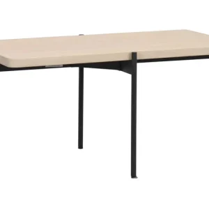 Shelton soffbord - Vitpigmenterad/svart 95 x 50 cm från Rowico Home- Bra Möbler Köp online