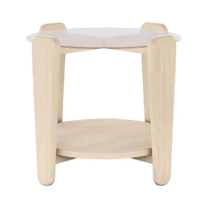 I lager Arran soffbord - Vitpigmenterad 52 cm från Rowico Home- Bra Möbler