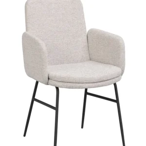 Premium Conklin karmstol - Ljusbeige/svart från Rowico Home- Bra Möbler