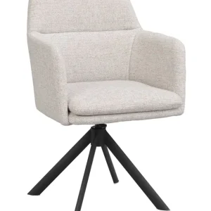 Populär Gladstone karmstol - Ljusbeige/svart från Rowico Home- Bra Möbler