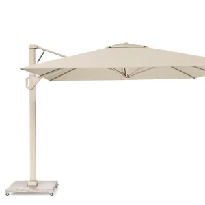 Reapris Beaufort parasoll - Sandstone/champagne exkl. parasollfot 3,2 x 3,2 m från Platinum Sun & Shade- Bra Möbler