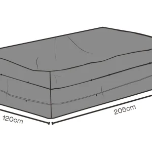 Möbelskydd matgrupp - Svart - Andas 205 x 120 x 80 cm från Brafab- Bra Möbler Fynd
