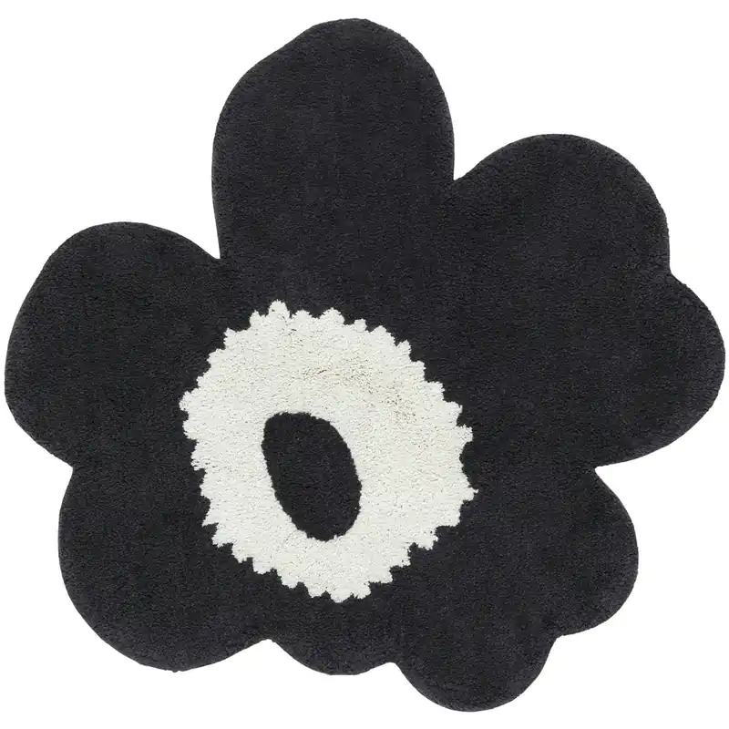 Extra rabatt Unikko Terry Badrumsmatta 73X74 cm, Off-white/Charcoal