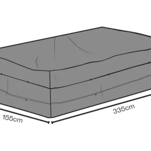 Möbelskydd matgrupp - Svart - Andas 335 x 155 x 80 cm från Brafab- Bra Möbler Beställ nu
