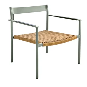 DK loungefåtölj - Dusty Green/Natur från Brafab- Bra Möbler Begränsat erbjudande