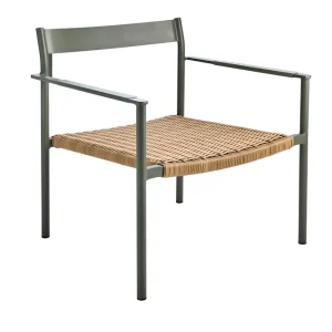 DK loungefåtölj - Nordic Green/Natur från Brafab- Bra Möbler Snabb leverans
