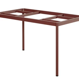 Nox bordsstativ - Zin Red 123 x 69 x 73 cm från Brafab- Bra Möbler Beställ idag