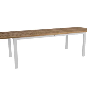 Lyon matbord - Light Grey/Teak 224 x 100 x 74 cm från Brafab- Bra Möbler Begränsat antal
