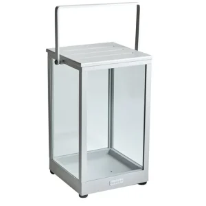 Belfort ljuslykta - Light Grey 27 x 27 x 43 cm från Brafab- Bra Möbler Premium