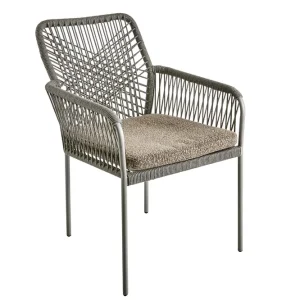 Säker betalning Vira karmstol - Mud Brown/Khaki från Brafab- Bra Möbler