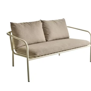 Bendt 2-sitssoffa - Pearl White/Teddy Beige från Brafab- Bra Möbler Populärt val