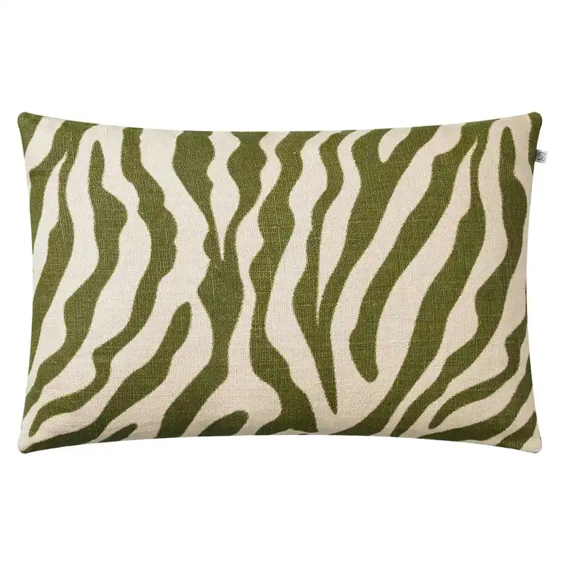 Zebra Kuddfodral 40x60 cm, Cactus Green Lägg i varukorgen