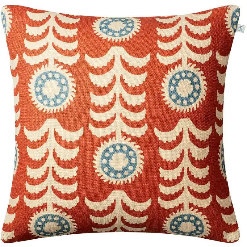 Snabb frakt Alok Kuddfodral 50x50 cm, Light Beige / Apricot Orange / Heaven Blue