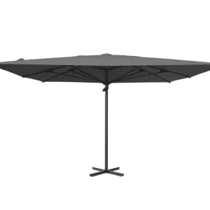 Mozzo parasoll - Antracit/grå 400 x 400 cm från Brafab- Bra Möbler Lågt pris