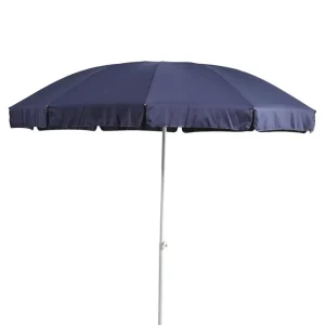 Handla nu Follina parasoll - Vit/blå 240 cm från Brafab- Bra Möbler
