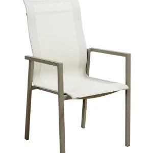 Billigare Comfy karmstol - Khaki/Off-white från Brafab- Bra Möbler