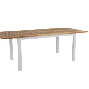 Lyon matbord - Light Grey/Teak 152 x 92 x 74 cm från Brafab- Bra Möbler I lager