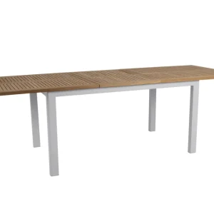 Lyon matbord - Light Grey/Teak 194 x 92 x 74 cm från Brafab- Bra Möbler Kampanjpris