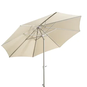 Abriola parasoll - Champagne 330 cm från Brafab- Bra Möbler Expressleverans