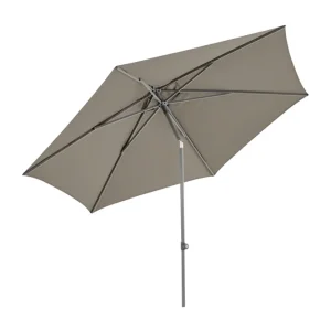 Poppi parasoll - Taupe 300 cm från Brafab- Bra Möbler Utförsäljning