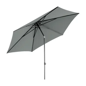Poppi parasoll - Antracit/grå 300 cm från Brafab- Bra Möbler Sista chansen