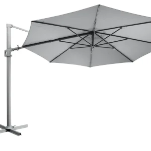 I lager Vinovo parasoll - Antracit/grå 350 cm från Brafab- Bra Möbler