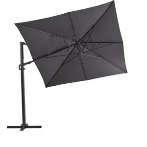 Snabb leverans Vinovo parasoll - Antracit/grå 400 x 300 cm från Brafab- Bra Möbler