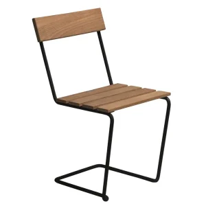 Stol 1 - Teak/svart från Grythyttan Stålmöbler- Bra Möbler Lägg i varukorgen
