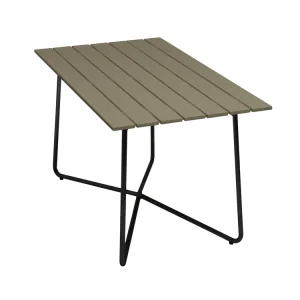 Fynd Bord B25A - Ljusgrön lackad ek/svart 120 x 70 cm från Grythyttan Stålmöbler- Bra Möbler