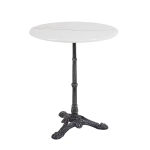 I lager Loire marmorbord - Vit 60 cm från Brafab- Bra Möbler