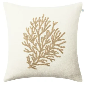 Erbjudandepris Coral Kuddfodral 50x50 cm, Off-white/Khaki