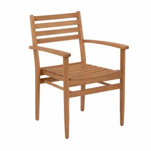 Extra rabatt Hampton stapelstol - Teak från Sunzo- Bra Möbler