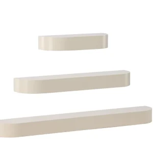 Glow vägghylla - Beige 3-pack från Venture Design- Bra Möbler Sista chansen