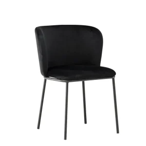 Rabatt Edina matstol - Svart från Venture Design- Bra Möbler