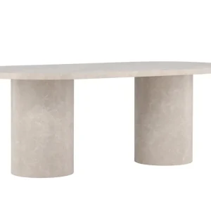 Narvik matbord - Beige 200 x 100 cm från Venture Design- Bra Möbler Kampanjpris
