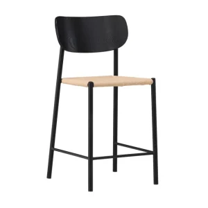 Polly barstol - Svart från Venture Design- Bra Möbler I lager