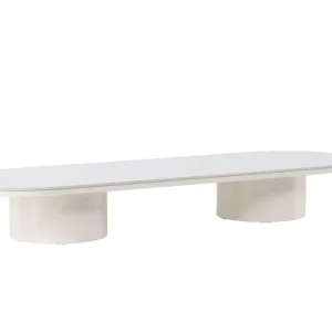 Sista chansen Narvik soffbord - Beige 190 x 60 cm från Venture Design- Bra Möbler