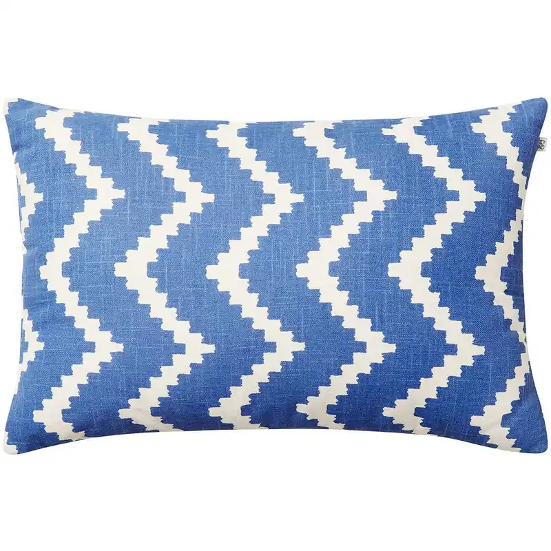 Begränsat antal Ikat Sema Kudde 40x60 cm Utomhus, Riviera Blue