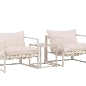 Messina caféset - Beige från Venture Design- Bra Möbler Sista chansen
