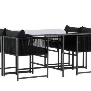Outlet Noto matgrupp - Svart från Venture Design- Bra Möbler