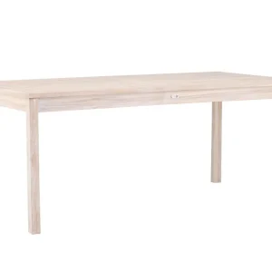 Fri frakt Kenya matbord - Whitewash 180 x 90 cm från Venture Design- Bra Möbler