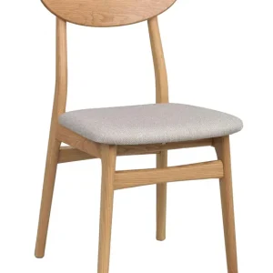 Rodham matstol - Ek/gråbeige från Rowico Home- Bra Möbler Köp online