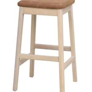 Livermore pall - Brun/vitpigmenterad 40 x 40 cm från Rowico Home- Bra Möbler Rabatter