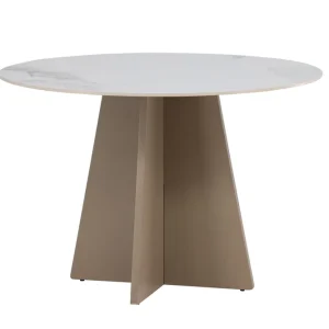 Bootcut matbord - Beige 110 cm från Venture Design- Bra Möbler Säker betalning