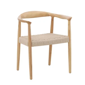 Begränsad tid Lovön matstol - Whitewash/beige från VIND- Bra Möbler