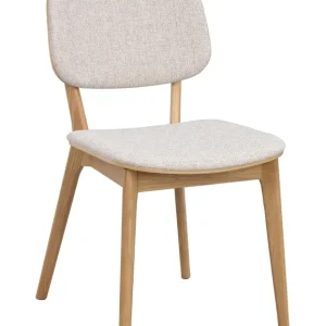 Barrett matstol - Ek/ljusbeige från Rowico Home- Bra Möbler Begränsat erbjudande