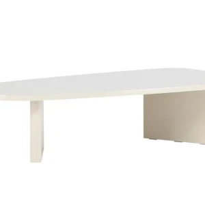 Grönvik soffbord - Beige 130 x 65 cm från Venture Design- Bra Möbler Fynd